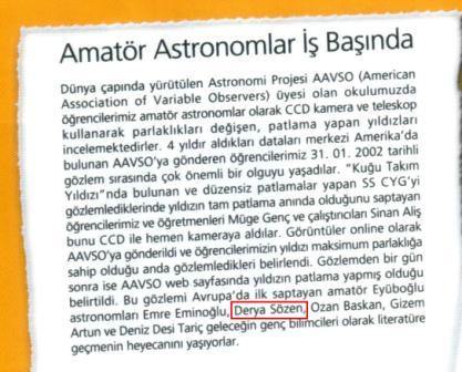 Eyuboglu Aavso Club